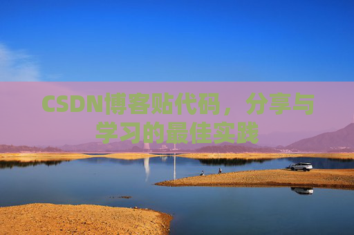 CSDN博客贴代码，分享与学习的最佳实践